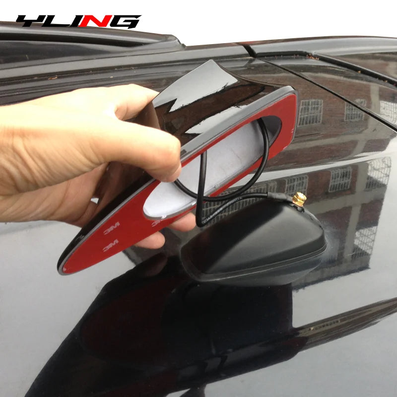 Universal Car Shark Fin Antenna Cover – Decorative Roof Aerial Replacement