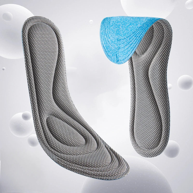 Memory Foam Shoe Insoles – Anti-Bacterial Breathable Arch Support Insoles for Men & Women (2pc/4pc/6pc)