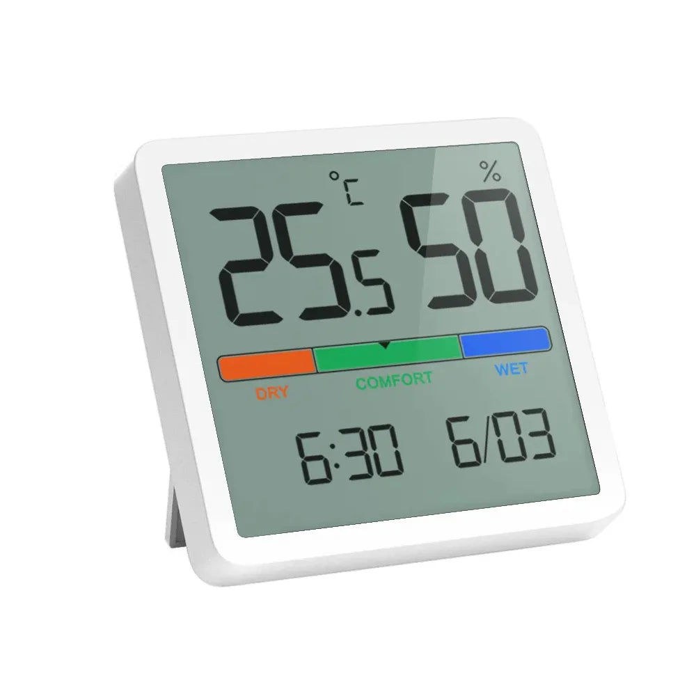 Digital Indoor Hygrometer & Thermometer - Temperature Humidity Monitor for Home & Kitchen