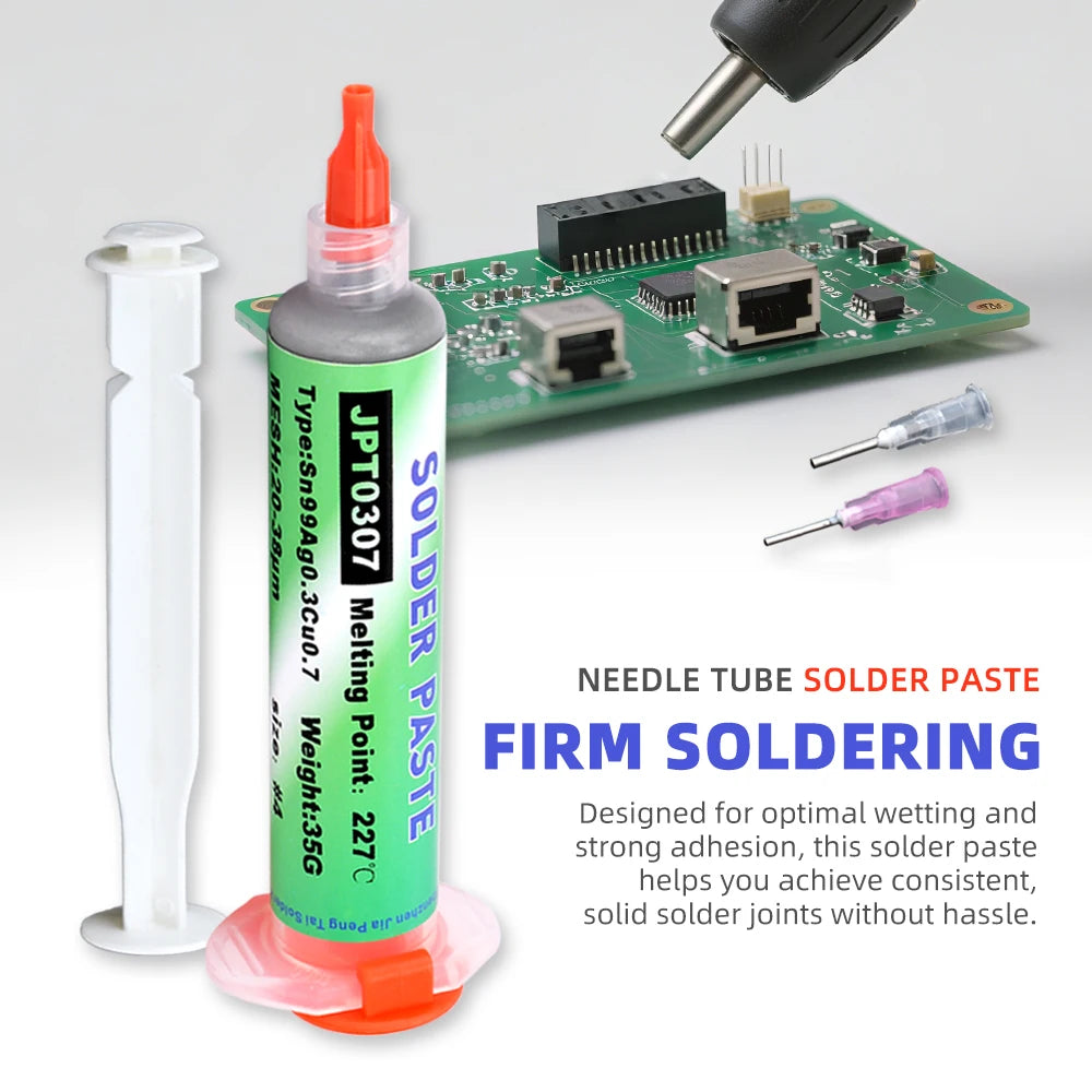 Lead-Free High-Temperature Solder Paste - Sn99 Ag0.3 Cu0.7 for PCB & Phone Repair