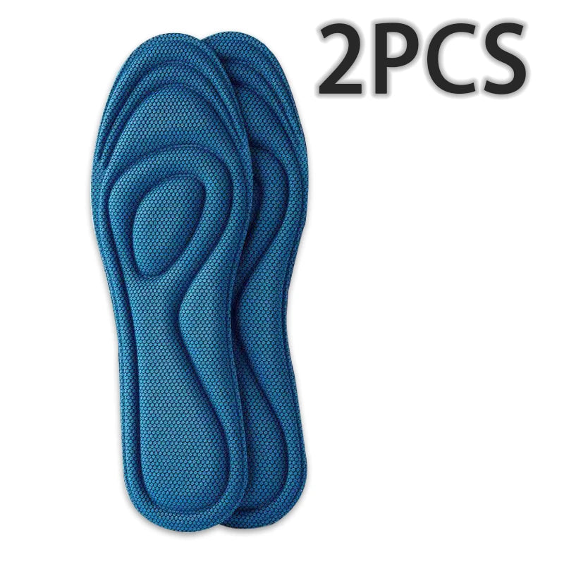 Memory Foam Shoe Insoles – Anti-Bacterial Breathable Arch Support Insoles for Men & Women (2pc/4pc/6pc)