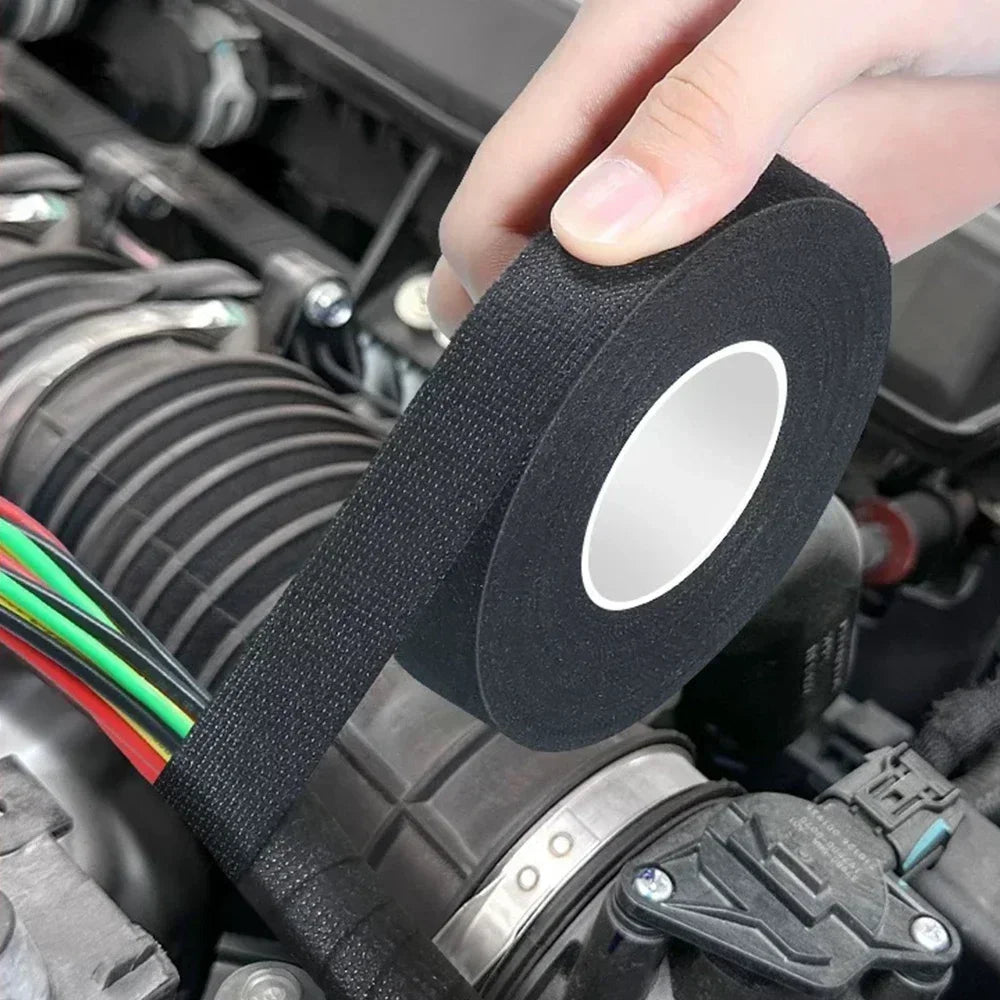 Self-Adhesive Electrical Insulating Tape - Heat Resistant Wire Harness Tape, Multiple Widths