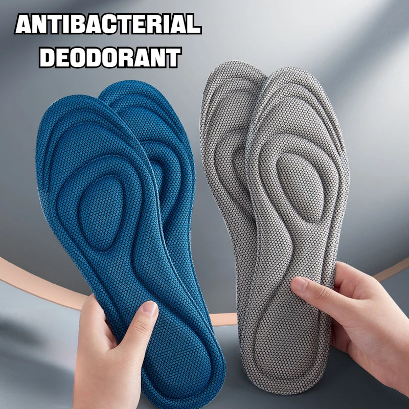 Memory Foam Shoe Insoles – Anti-Bacterial Breathable Arch Support Insoles for Men & Women (2pc/4pc/6pc)