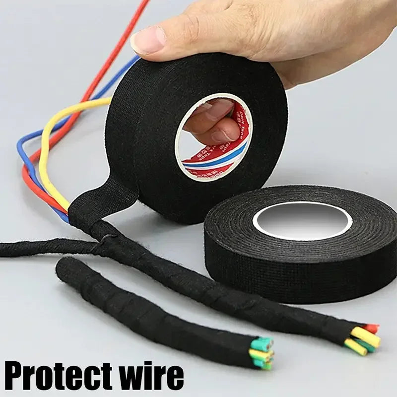 Self-Adhesive Electrical Insulating Tape - Heat Resistant Wire Harness Tape, Multiple Widths