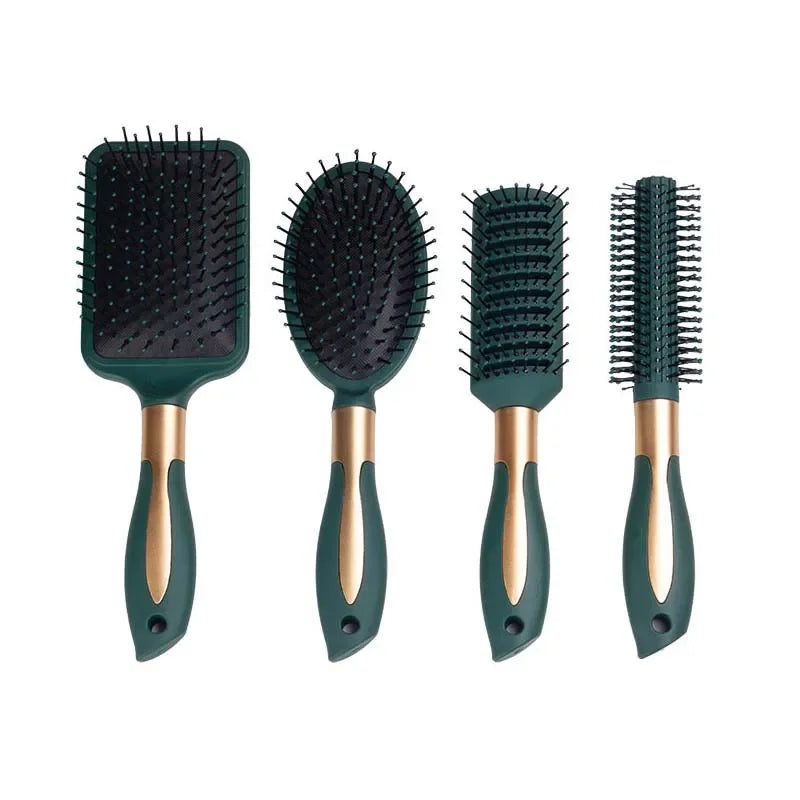 Anti-Static Hair Comb & Brush Set – Scalp Massage Detangling Styling Tools