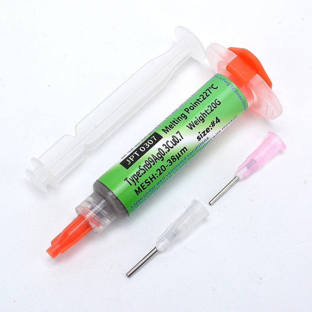 Lead-Free High-Temperature Solder Paste - Sn99 Ag0.3 Cu0.7 for PCB & Phone Repair