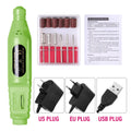 Electric Nail Drill Machine – Professional Manicure Tool with 6 Colors & EU/US/USB Plug