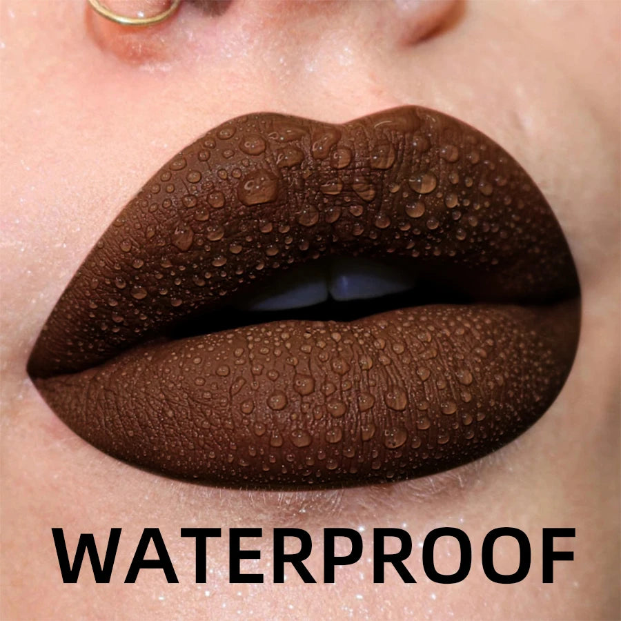 Matte Velvet Liquid Lipstick – Waterproof Long-Lasting Lip Gloss (19 Shades)
