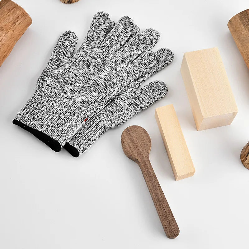HPPE Cut-Resistant Safety Gloves – Anti-Cut Protective Gloves for Kitchen, Gardening & Labor Work