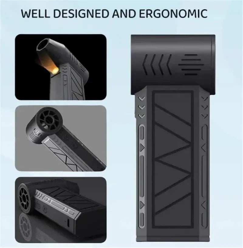 Portable Air Duster Blower - 130000RPM Cordless Cleaning Fan for PC, Car & Electronics