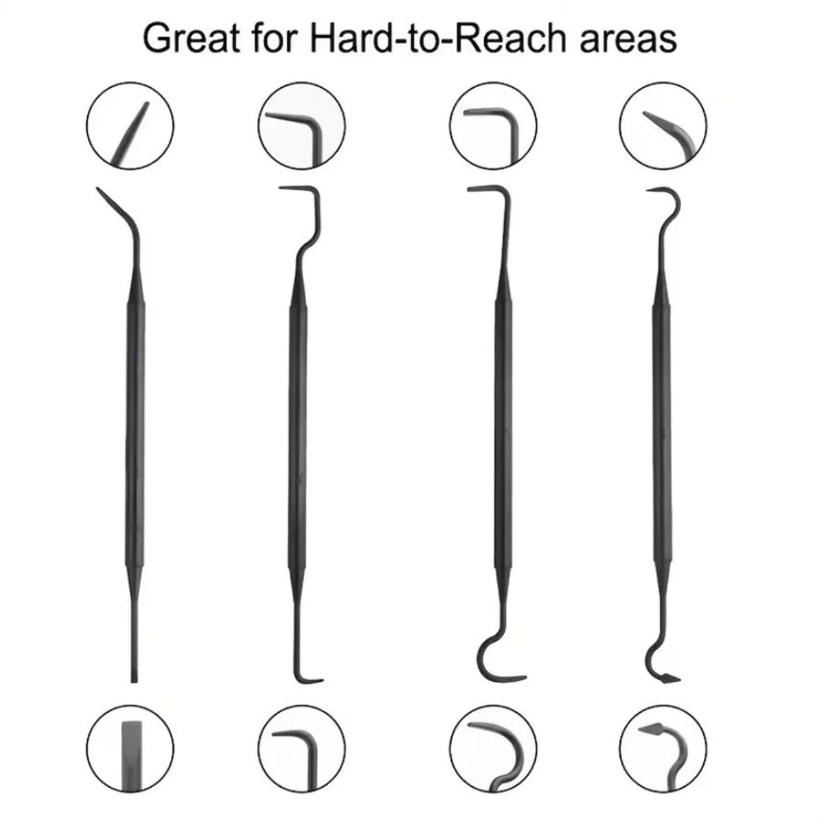 Double-Headed Wire Detail Brush Set – Rust & Dirt Removal Cleaning Tool