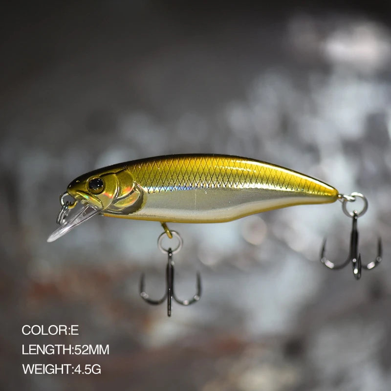52mm Sinking Minnow Fishing Lure – Bass Pike Jerkbait Wobbler (1 pc)