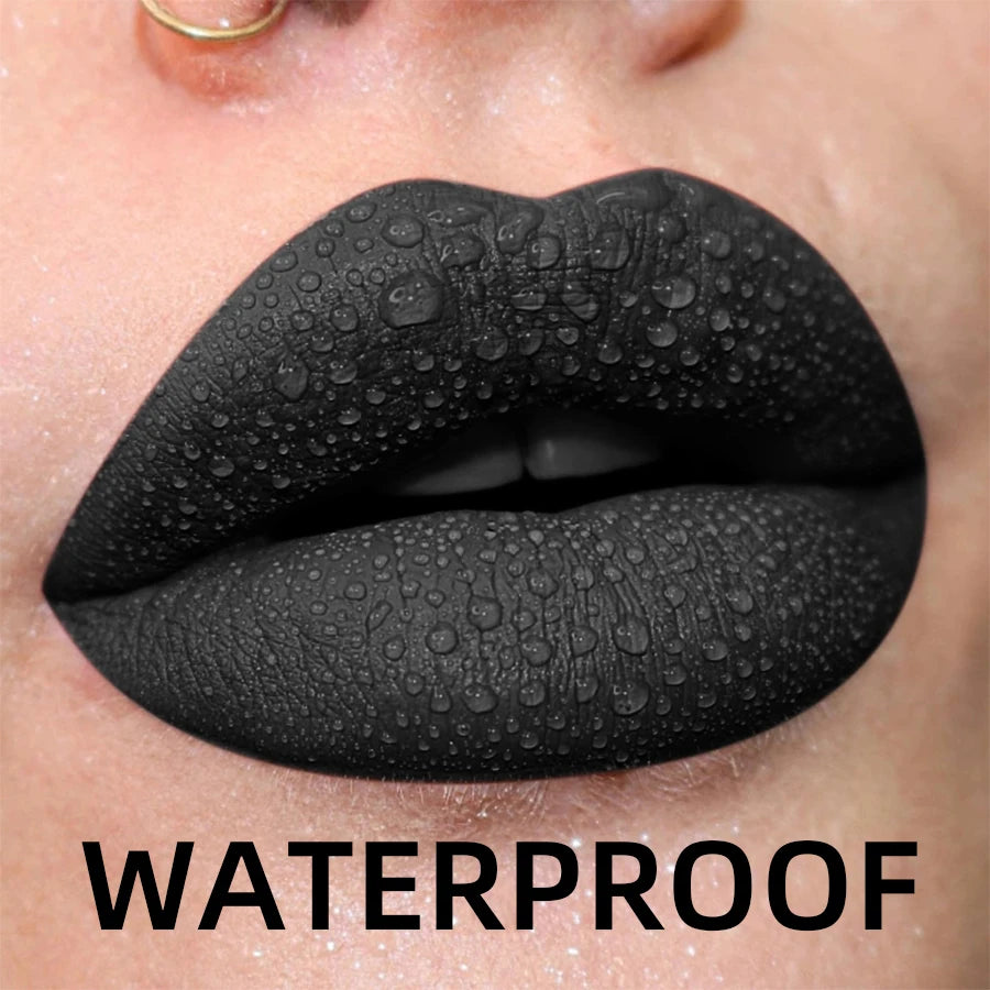 Matte Velvet Liquid Lipstick – Waterproof Long-Lasting Lip Gloss (19 Shades)