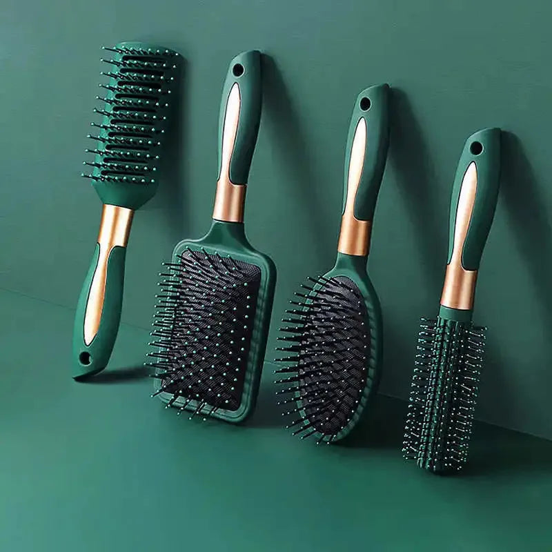 Anti-Static Hair Comb & Brush Set – Scalp Massage Detangling Styling Tools