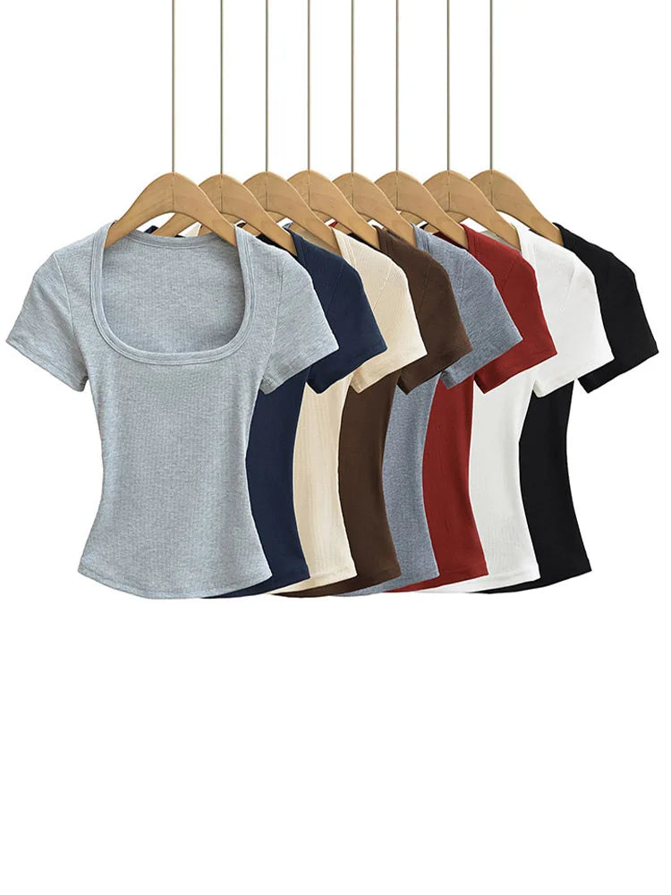 Women's Sexy Summer Blouse T-shirt for Bottoming