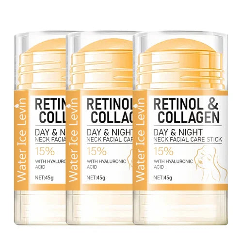 Retinol & Collagen Neck Firming Stick – Hyaluronic Acid Moisturizing Day & Night Cream