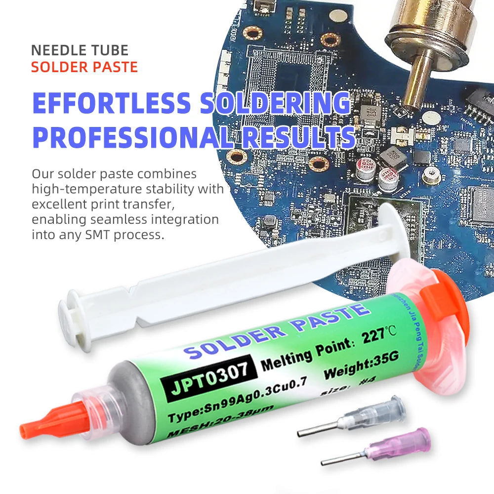 Lead-Free High-Temperature Solder Paste - Sn99 Ag0.3 Cu0.7 for PCB & Phone Repair