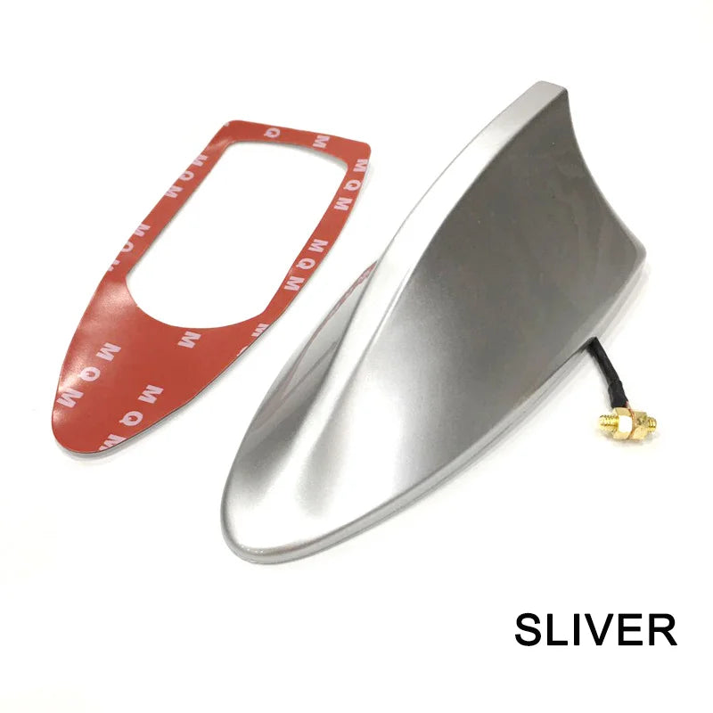 Universal Car Shark Fin Antenna Cover – Decorative Roof Aerial Replacement