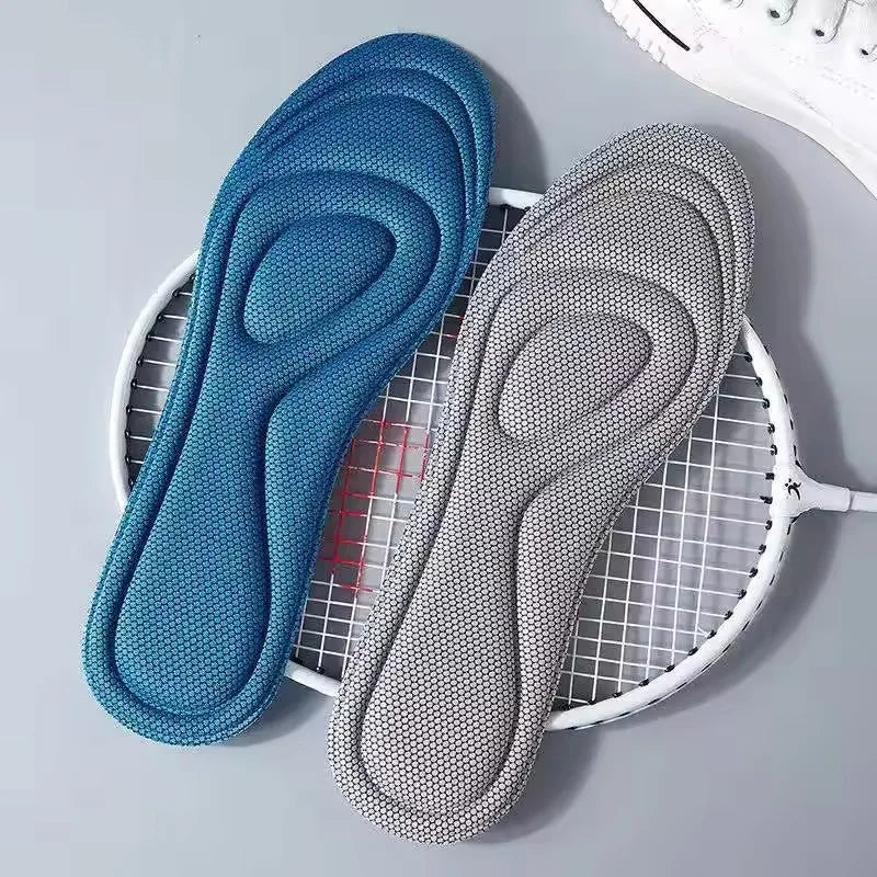 Memory Foam Shoe Insoles – Anti-Bacterial Breathable Arch Support Insoles for Men & Women (2pc/4pc/6pc)