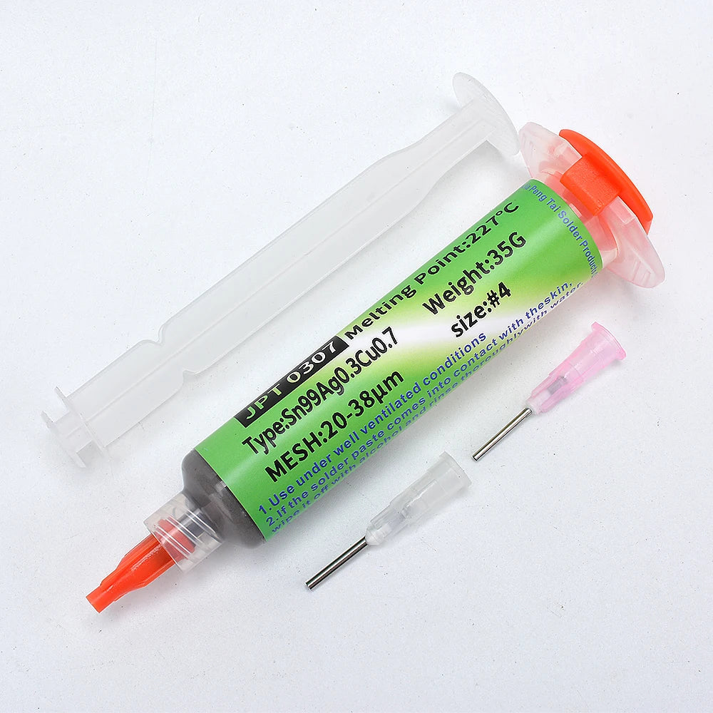 Lead-Free High-Temperature Solder Paste - Sn99 Ag0.3 Cu0.7 for PCB & Phone Repair