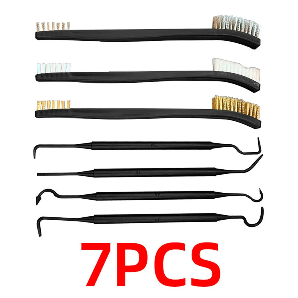 Double-Headed Wire Detail Brush Set – Rust & Dirt Removal Cleaning Tool