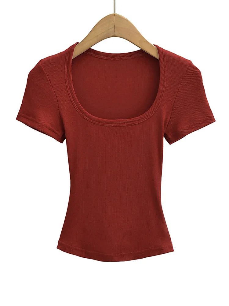 Women's Sexy Summer Blouse T-shirt for Bottoming