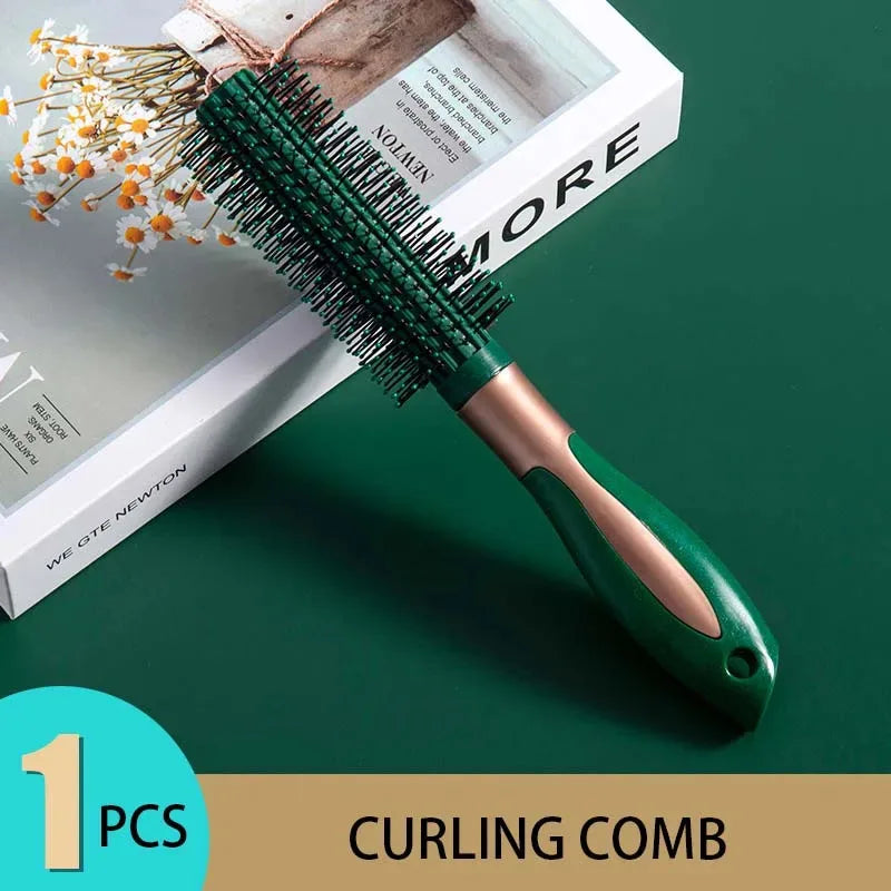Anti-Static Hair Comb & Brush Set – Scalp Massage Detangling Styling Tools