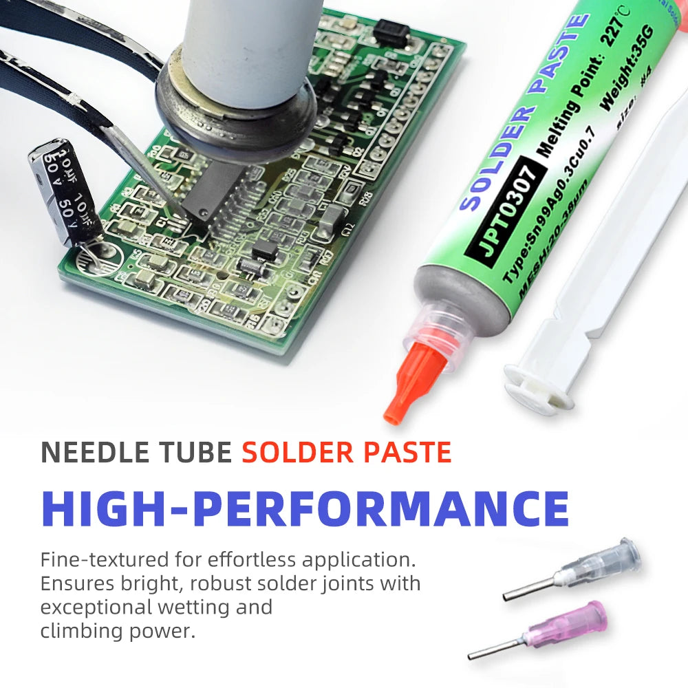 Lead-Free High-Temperature Solder Paste - Sn99 Ag0.3 Cu0.7 for PCB & Phone Repair