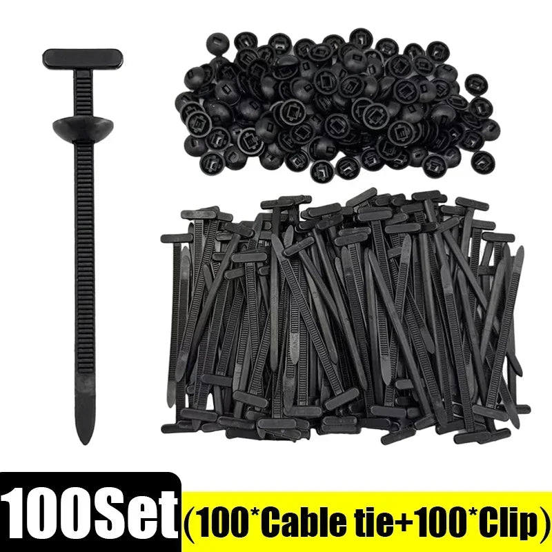 Nylon Self-Locking Cable Zip Ties – Heavy Duty Indoor & Outdoor Cable Tie Buckles