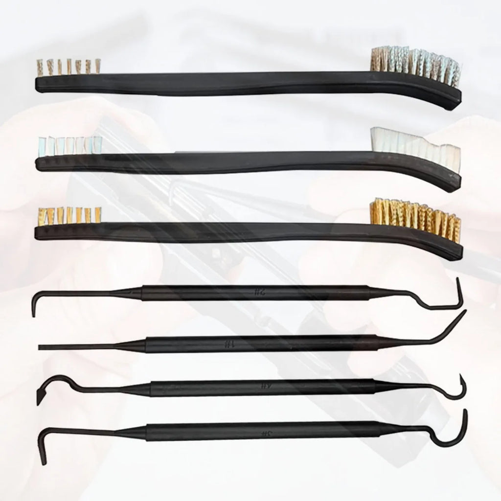 Double-Headed Wire Detail Brush Set – Rust & Dirt Removal Cleaning Tool