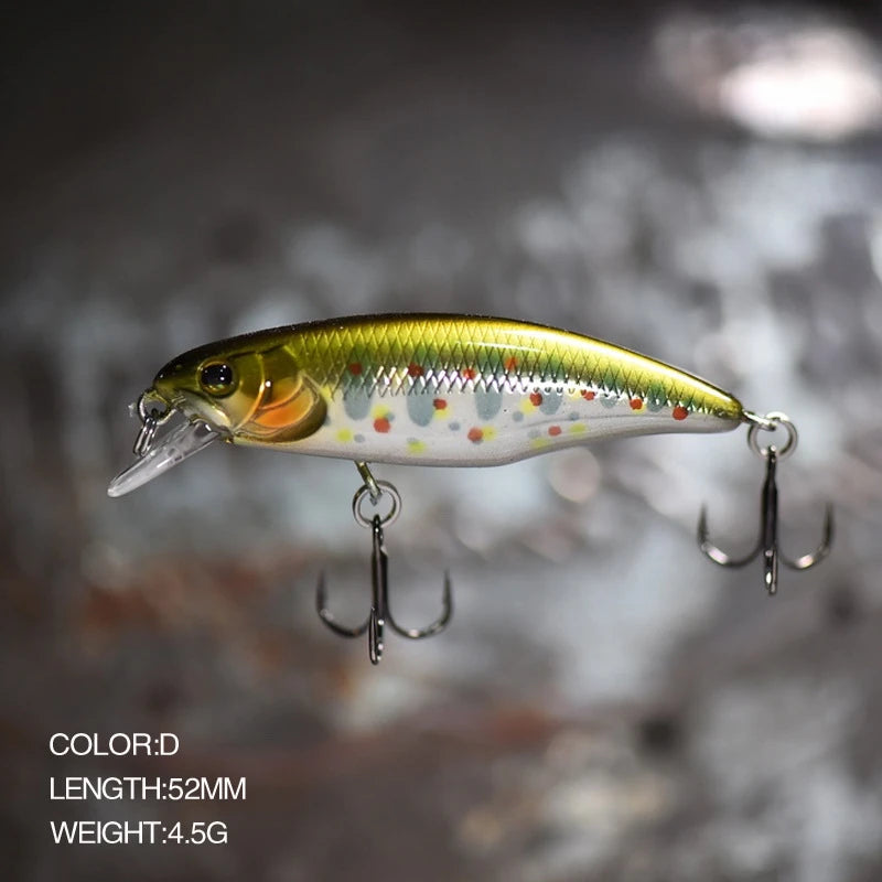 52mm Sinking Minnow Fishing Lure – Bass Pike Jerkbait Wobbler (1 pc)