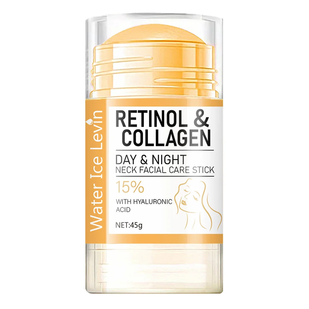 Retinol & Collagen Neck Firming Stick – Hyaluronic Acid Moisturizing Day & Night Cream