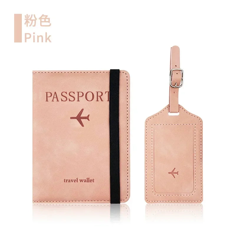 RFID Blocking Travel Passport & Card Holder – PU Leather Protective Cover Case