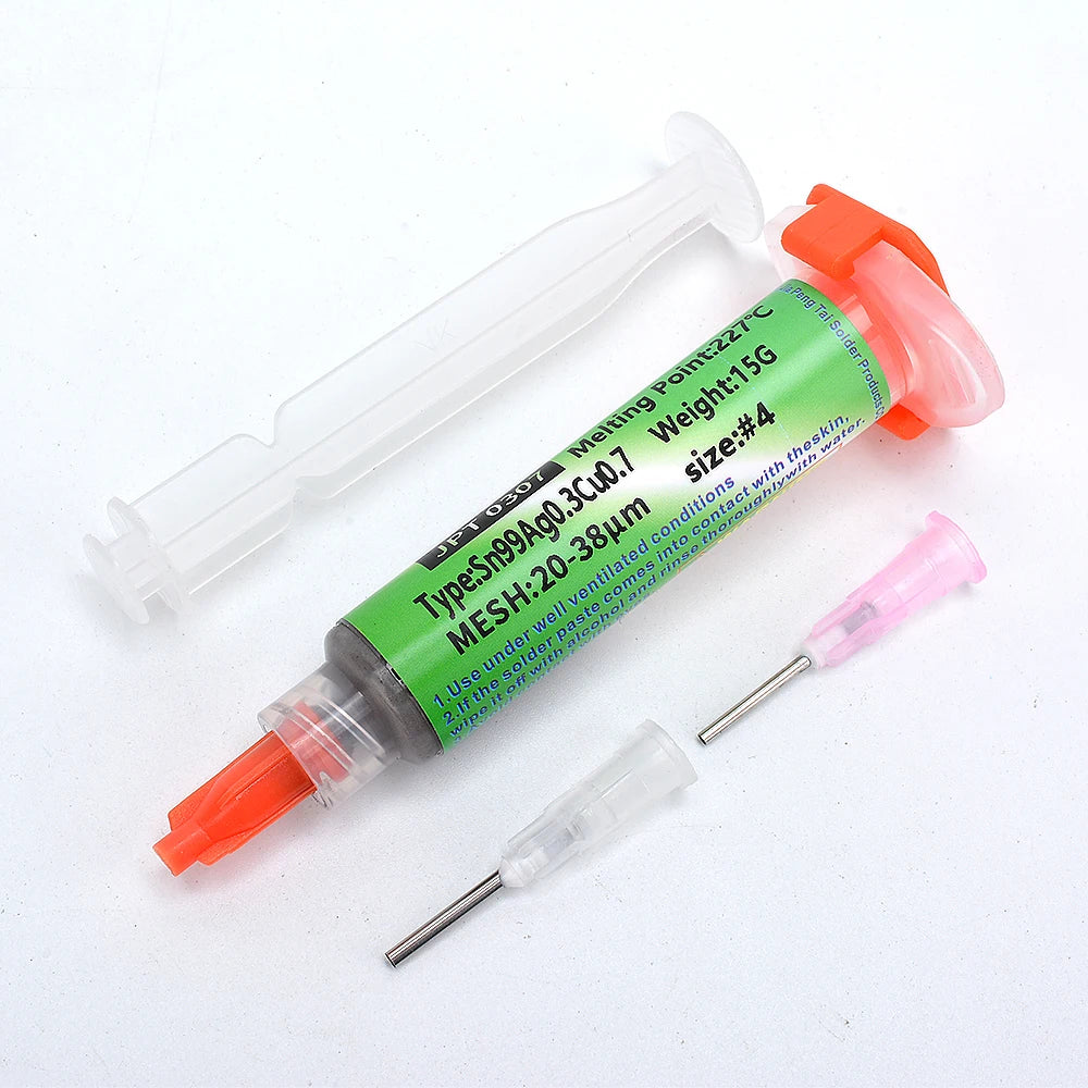 Lead-Free High-Temperature Solder Paste - Sn99 Ag0.3 Cu0.7 for PCB & Phone Repair