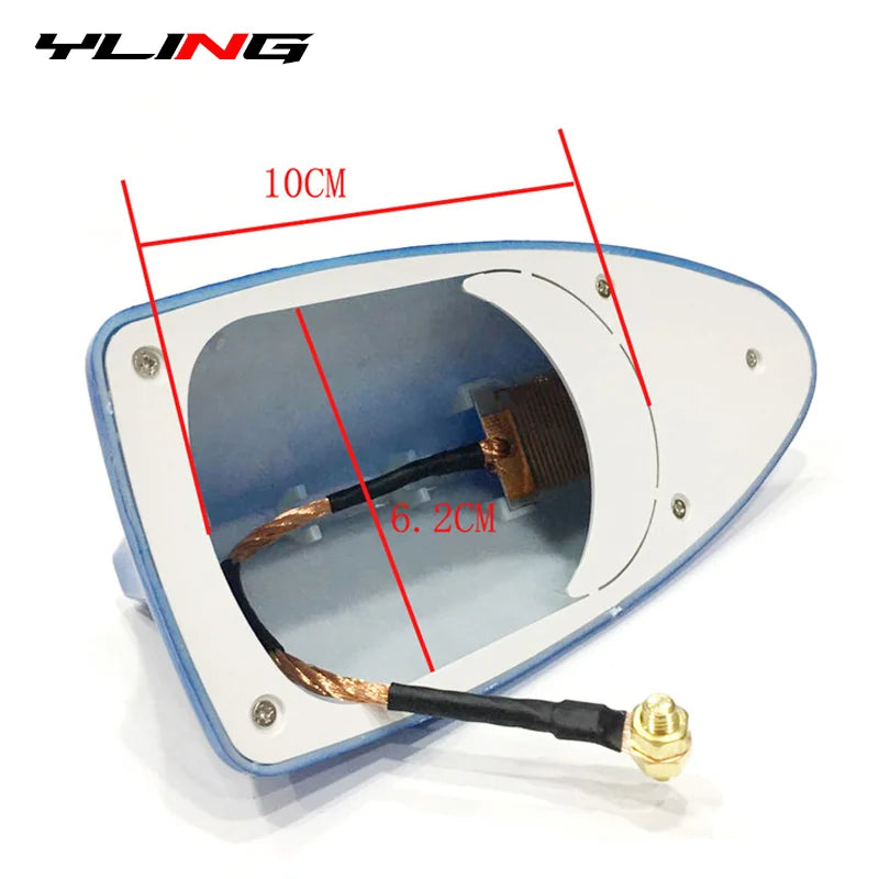 Universal Car Shark Fin Antenna Cover – Decorative Roof Aerial Replacement