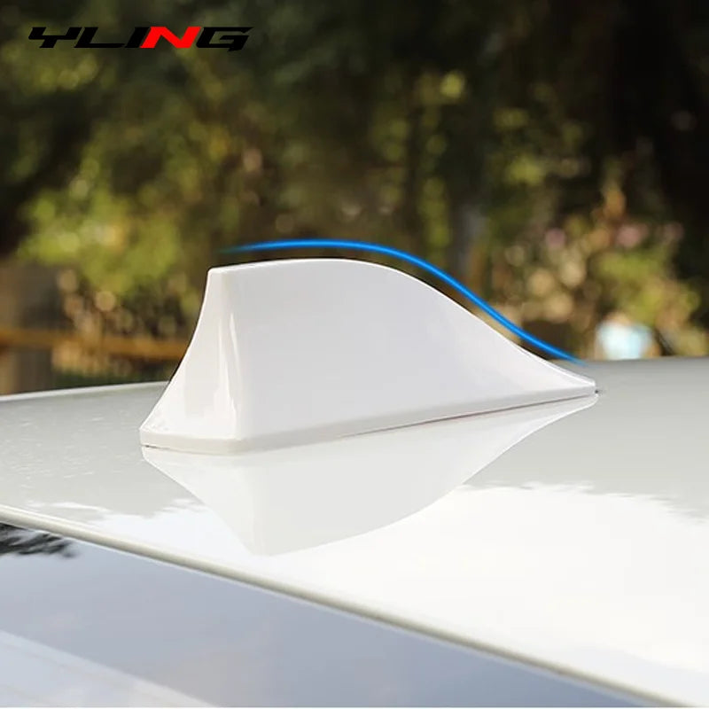 Universal Car Shark Fin Antenna Cover – Decorative Roof Aerial Replacement