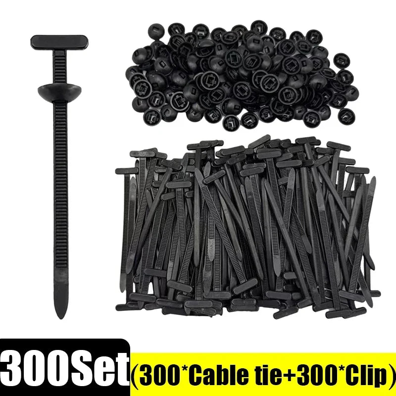 Nylon Self-Locking Cable Zip Ties – Heavy Duty Indoor & Outdoor Cable Tie Buckles