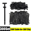 Nylon Self-Locking Cable Zip Ties – Heavy Duty Indoor & Outdoor Cable Tie Buckles
