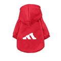 Trendy Bone Letter Print Pet Hoodie Sweater – Warm Thickened Dog & Cat Jacket for Autumn & Winter