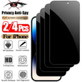Privacy Screen Protector for iPhone – Anti-Spy 9H Tempered Glass Full Coverage