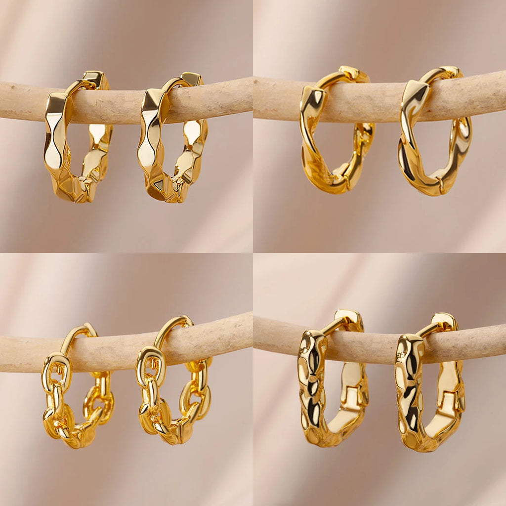 12 Pairs Zirconia Stud Earrings Set for Women | Push-Back Fashion Jewelry Gift
